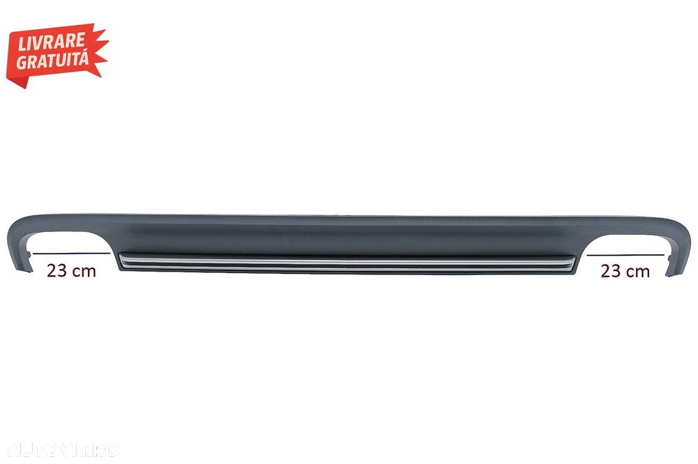 Difuzor Bara Spate Audi A7 4G Non-Facelift (2010-2014) S7 Design- livrare gratuita - 9