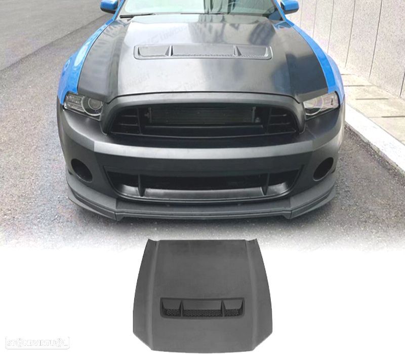 CAPO FORD MUSTANG V6 GT 10-14 LOOK GT500 ALUMINIO - 1