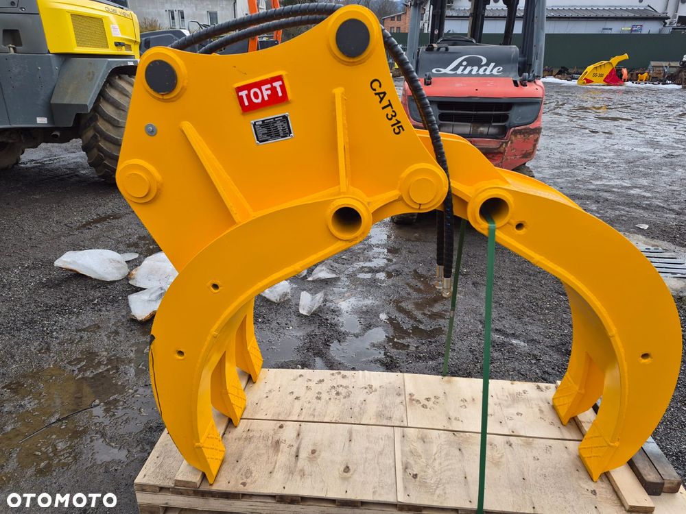 Chwytak 5cio palczasty, Szczęka Kleszcze Wyburzeniowe Kruszarka fi75mm CAT 315, TOFT ASC70. - 1