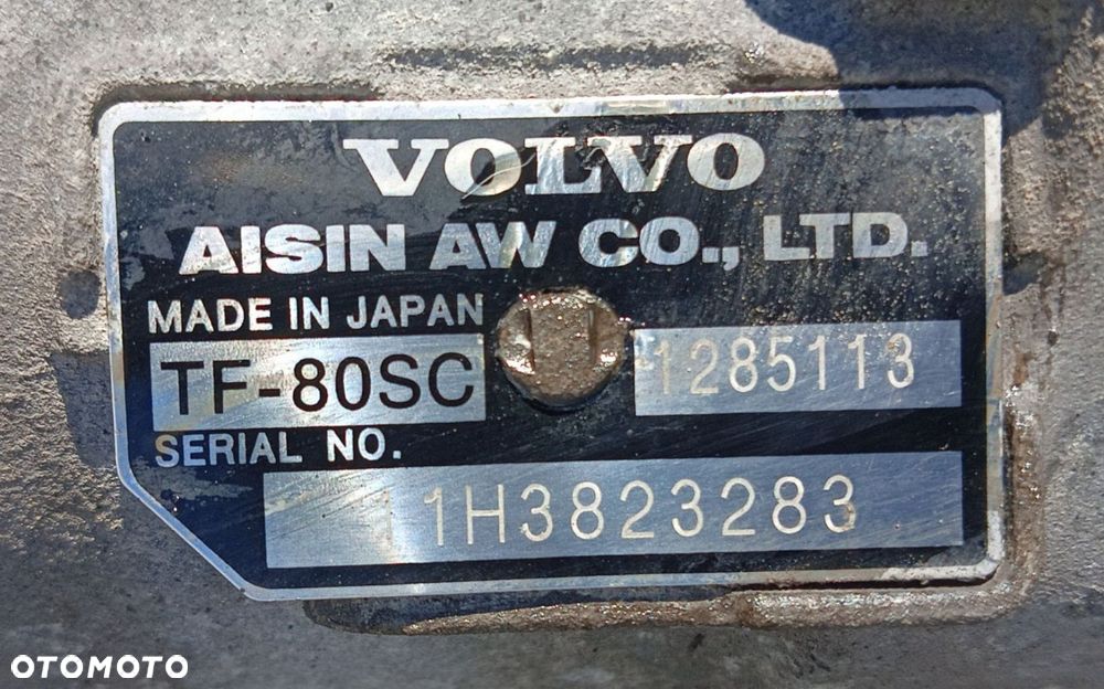 SKRZYNIA BIEGÓW AUTOMAT REDUKTOR VOLVO XC60 I 2.4 D5 215KM 1285113 155 TYŚ - 3