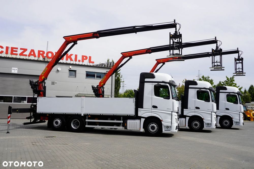 Mercedes-Benz Actros 2545 MP5 / 100 tys. km / HDS Palfinger PK 18.001L SLD A / oś skrętna / 3 szt._259279 - 30