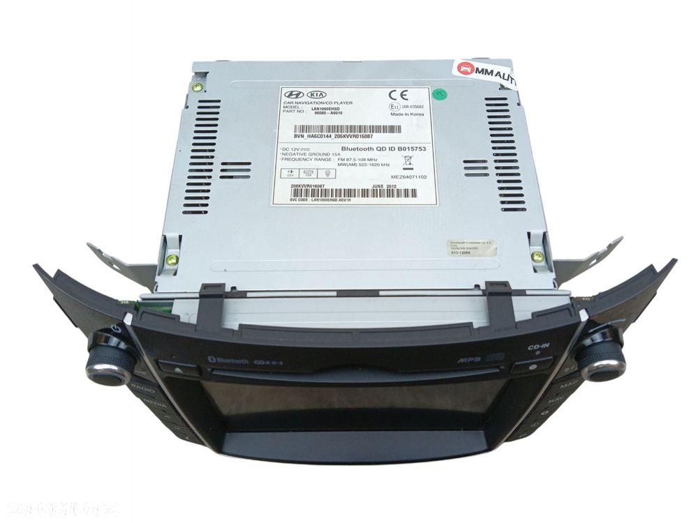RADIO NAWIGACJA HYUNDAI I30 II (2011-2014) 96560-A6010 - 4