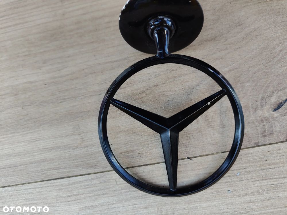 MERCEDES W210 W211 W220 W221 W203 W212 CELOWNIK MASKI EMBLEMAT ZNACZEK czarny - 4