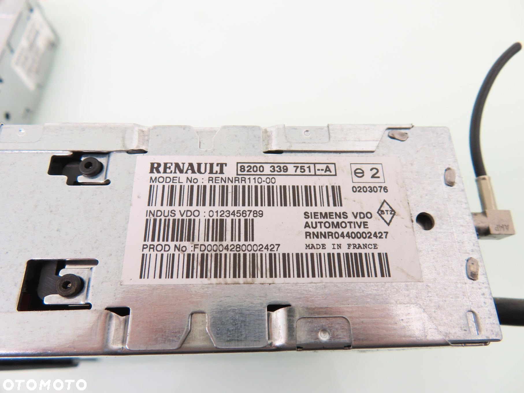 CZYTNIK NAVI MODUŁ GPS CARMINAT RENAULT SCENIC II 8200339751A 8200338529 - 7