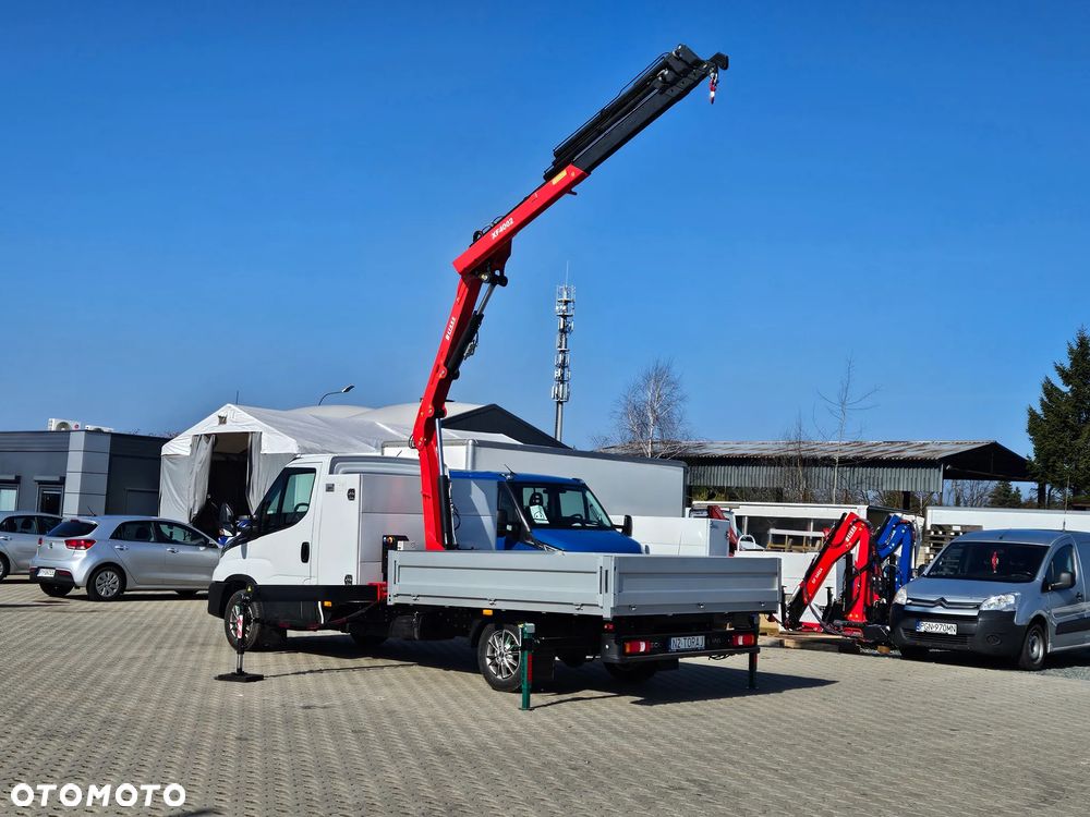 Iveco daily 50c/35c żuraw, HDS, zestaw do montażu okien, szkła, kamienia, płyt