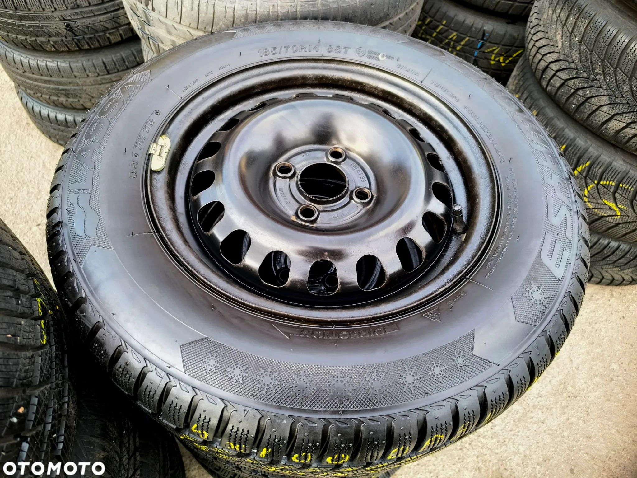 4x100 Felgi Stal Stalowe 14 Koła Zimowe Zima OPEL ADAM ASTRA G CORSA D 7mm Legnica ALU-RAD 185/70 - 1