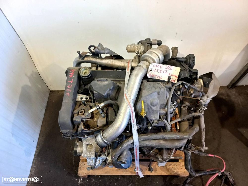 MOTOR COMPLETO RENAULT CLIO III REF. K9KT766 - 1