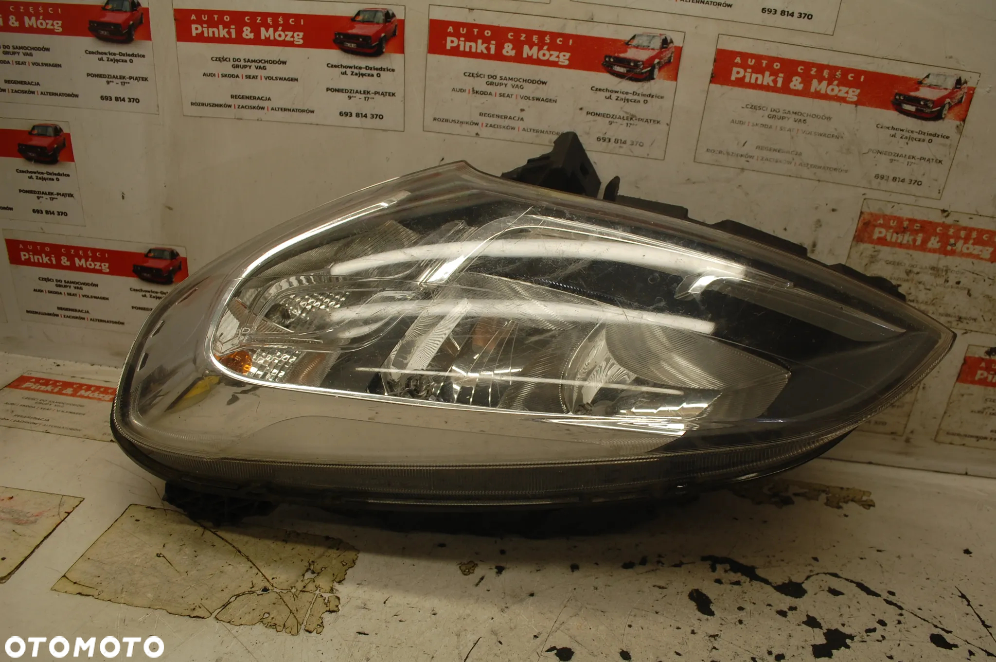 LAMPA LEWY PRZÓD PRZEDNIA LEWA FIAT DOBLO II LIFT 10500748SX - 2