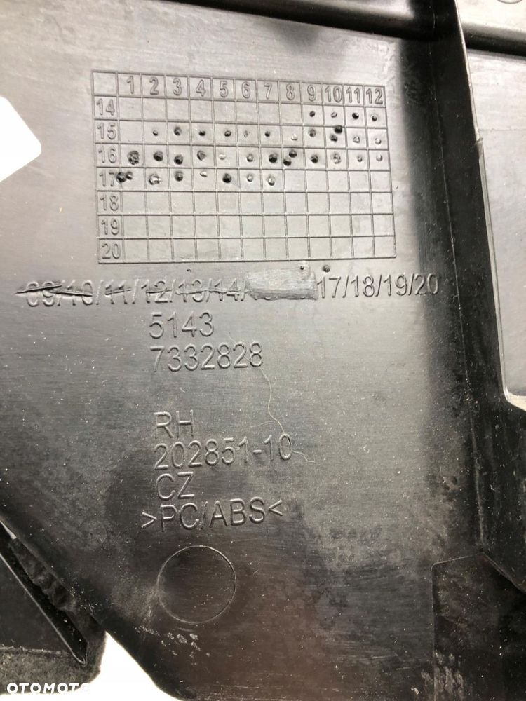 BMW X1 F48 OSŁONA OBUDOWA SŁUPKA PRAWA TYŁ 7332828 - 10