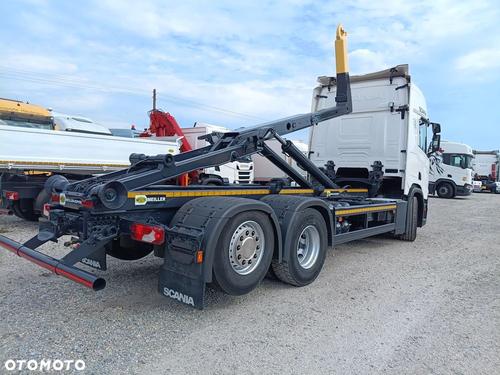 Scania R450,Hakowiec Meiller 20/70, Skrętna, Sprowadzona - 7