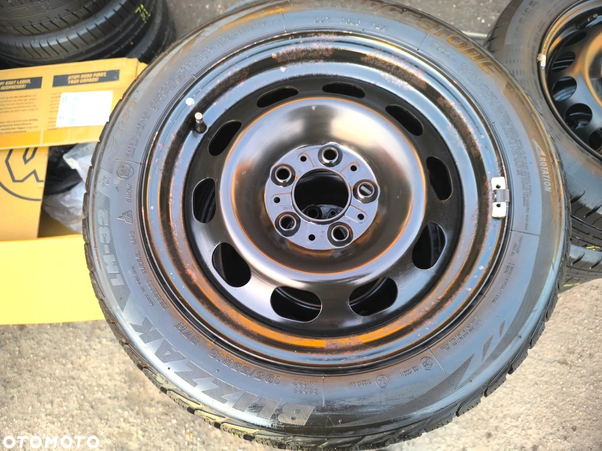 5x120 Felgi Stalowe Stal 16 Koła Zimowe Zima BMW 1 SERIA E81 E87 F20 F21 3 E36 E46 Z3 7,5mm Legnica ALU-RAD 195/55 - 1