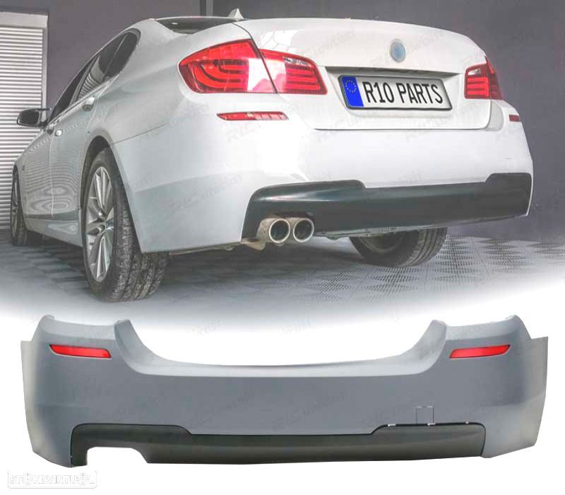 PARA-CHOQUES TRASEIRO BMW F10 10-16 LOOK M - 1