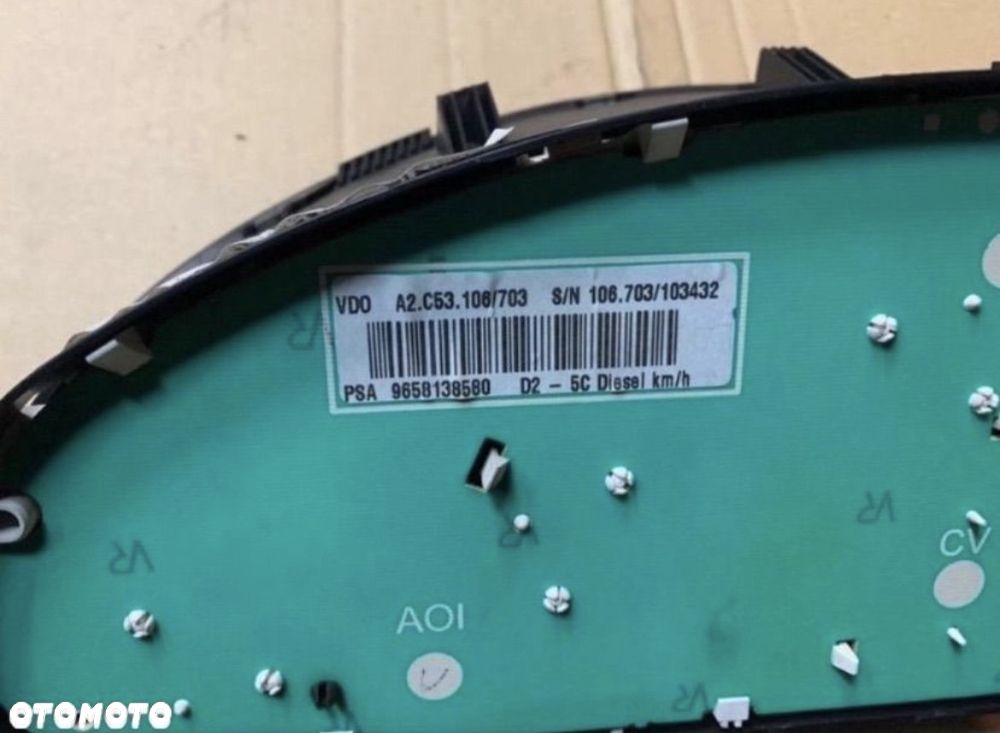 9658138580 licznik zegary Europa automat Peugeot 407 - 3