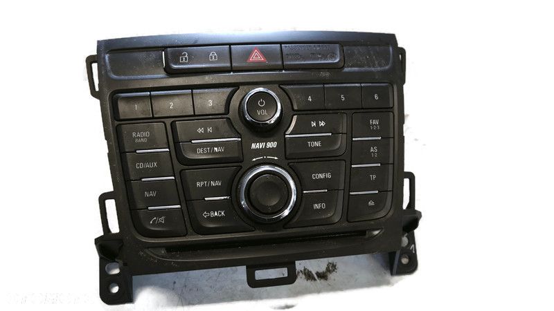 OPEL ZAFIRA C 12r PANEL PRZEŁĄCZNIK RADIA 20963727 - 1