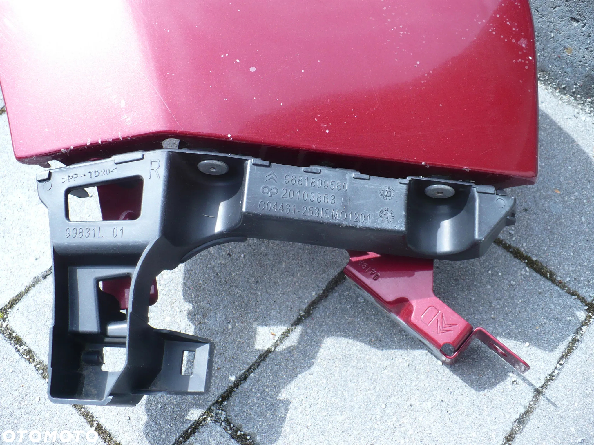 CITROEN C3 PICASSO 08- BELKA ABSORBER ZDERZAKATYL ORYGI. - 12