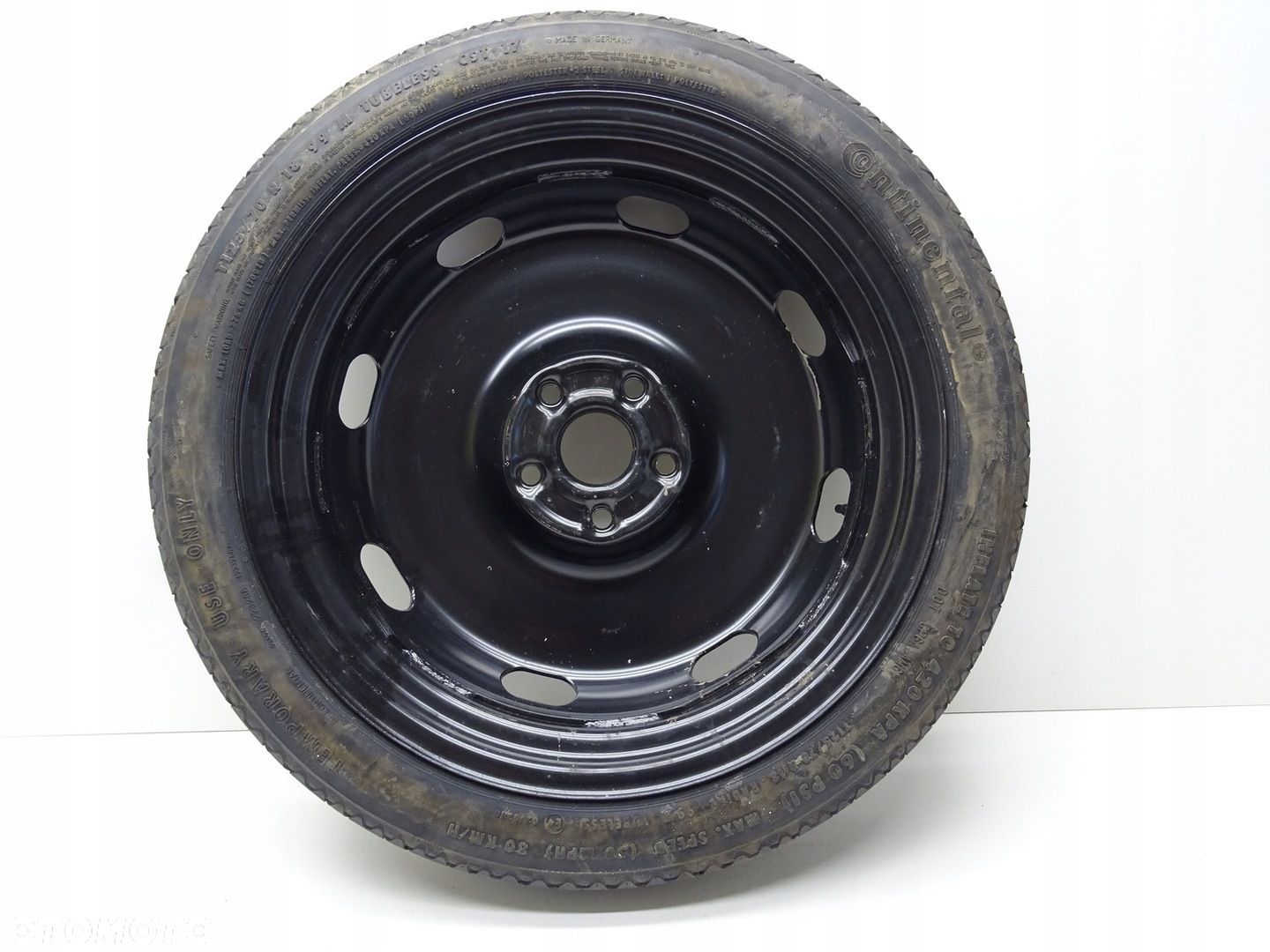 KOŁO DOJAZDOWE ZAPASOWE 125/70R19 ET 29 5X112 AUDI A4 B8 A5 8T 8K0601027D - 1