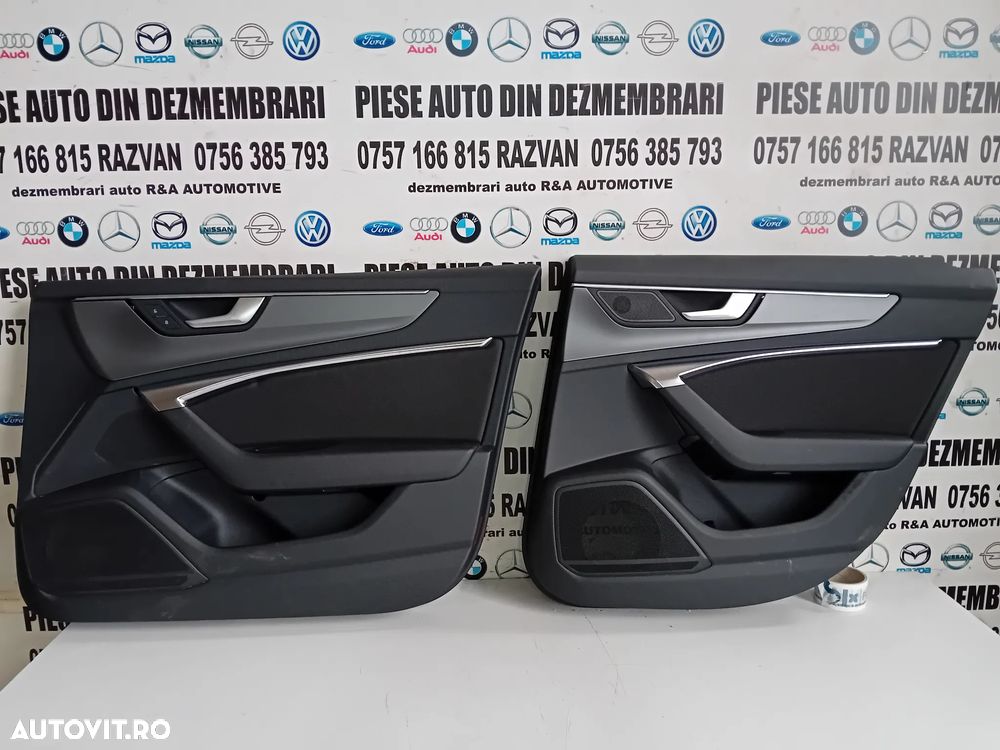 Fata Tapiterie Usa Dreapta Fata Spate Audi A6 4K C8 Cu Lumini Ambientale LED - 2