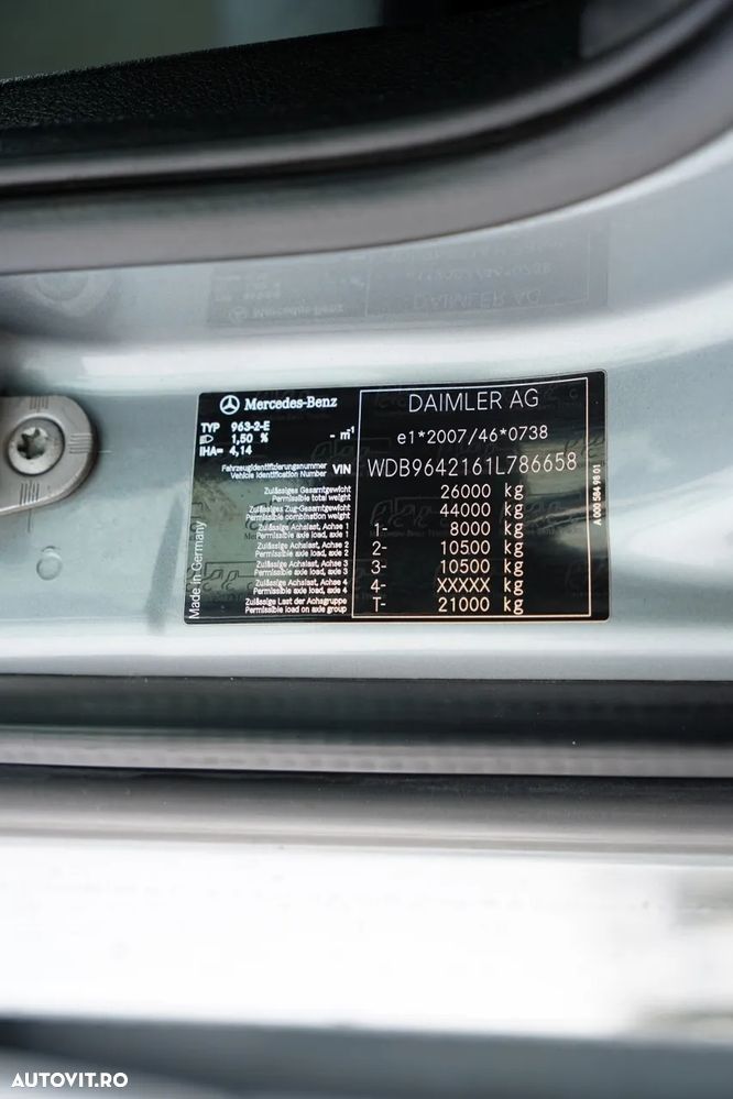 Mercedes-Benz BASCULATOR / HYDROBLANCING / BORDMATIC / EURO 6 / - 35