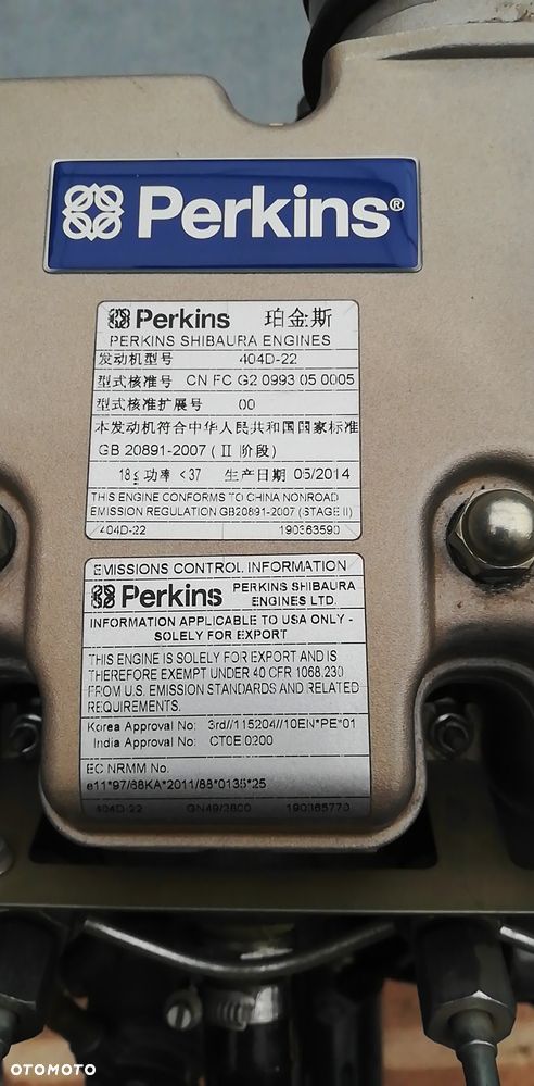 SILNIK Perkins 404D-22 51,7 KM NOWY 23983 zł netto - 9