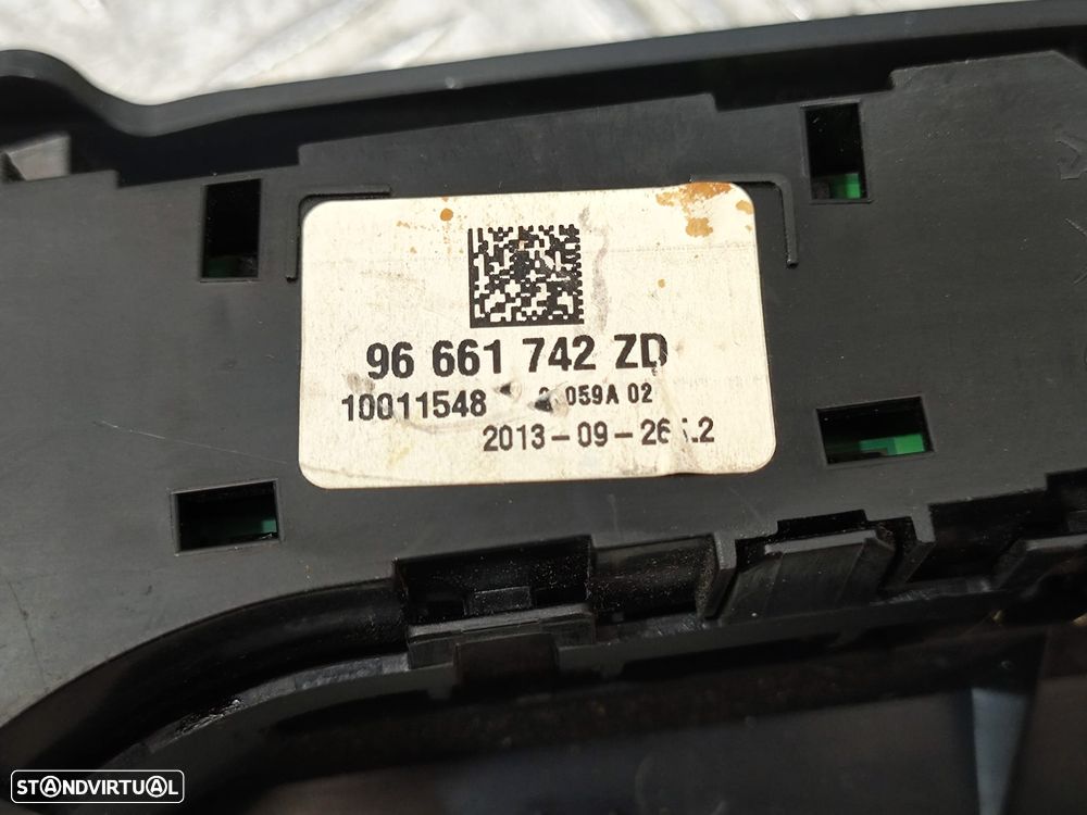 Consola Central Original Citroen DS5 Com Comutador Abertura De Vidros Travão Elétrico Cinzeiro - 8