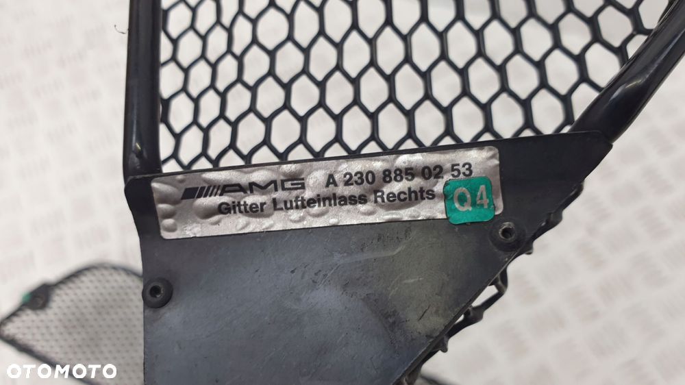 mercedes sl amg w230 kratka kratki zderzaka - 8