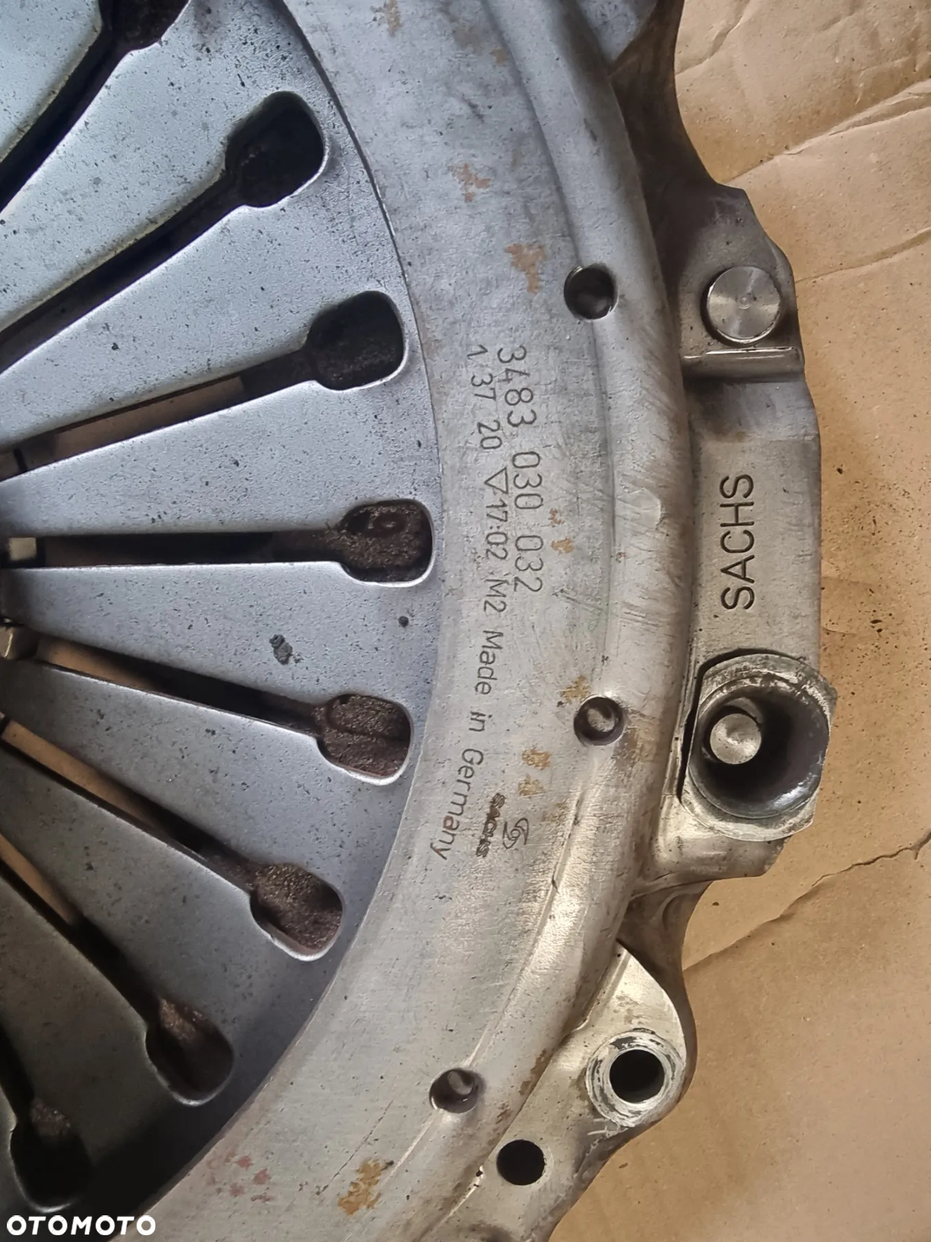 Docisk sprzegła Sachs  1878007072 stan idealny Mercedes Axor 430 - 4