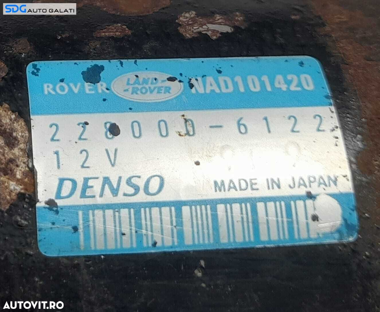 Electromotor DENSO Land Rover Freelander 1.8 Benzina 1998 - 2006 Cod 228000-6122 [N0109] - 6