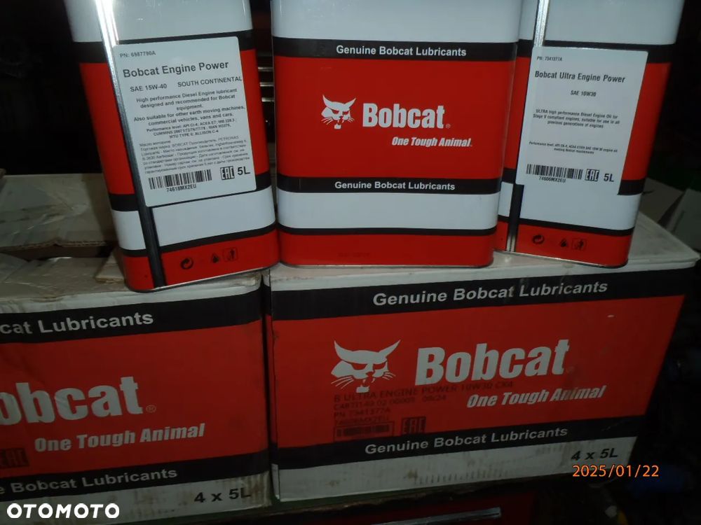olej silnikowy oryginał bobcat cat kubota jcb traktor koparka 15w40 10w30 - 6