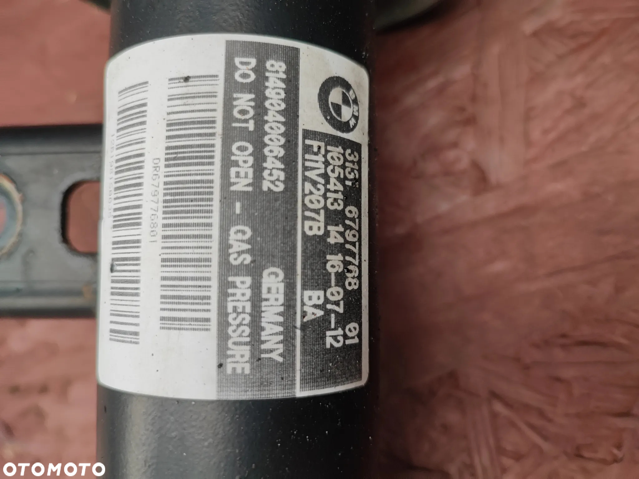 BMW F10 / F11 ORYGINALNE AMORTYZATORY PRZEDNIE / AMORTYZATOR PRZEDNI  LEWY / PRAWY O NR. 6 796 855 / 6 797 768 / 6 797 767 OEM W DOBRYM STANIE - 8