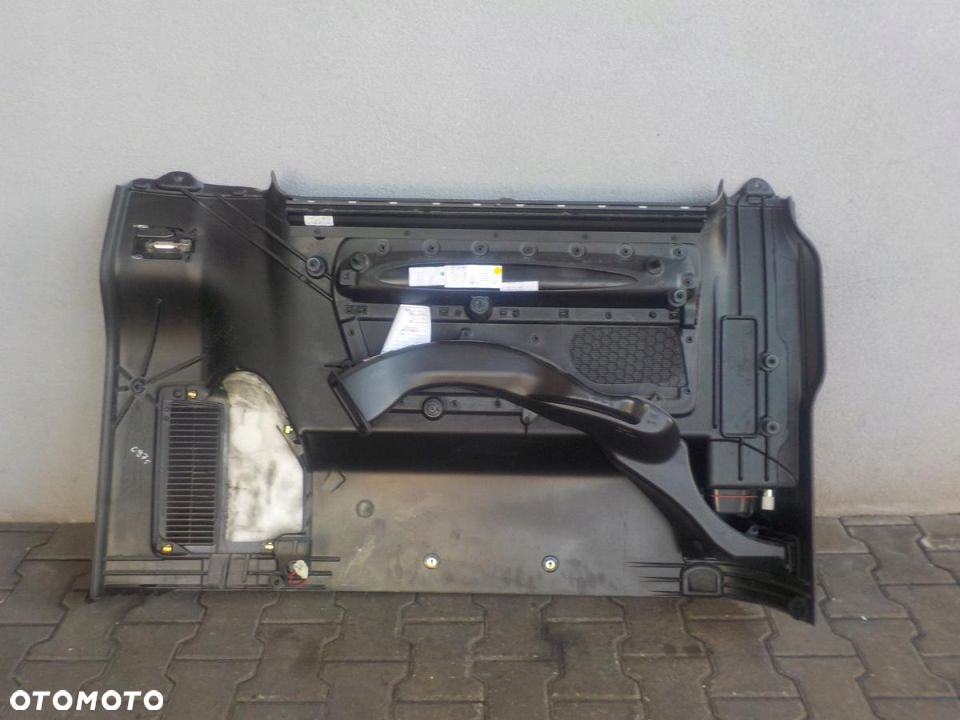 VW T5 MULTIVAN TAPICERKA BOCZEK PRAWY TYŁ ANTRACYT - 5
