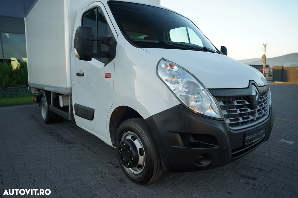 Renault RENAULT MASTER / MAXI / CAROSERIE TIP BOX - 3,8 M / ROȚI SPATE DUBLE / LIFT HIDRAULIC DHOLLANDIA / IMPORT / - 10