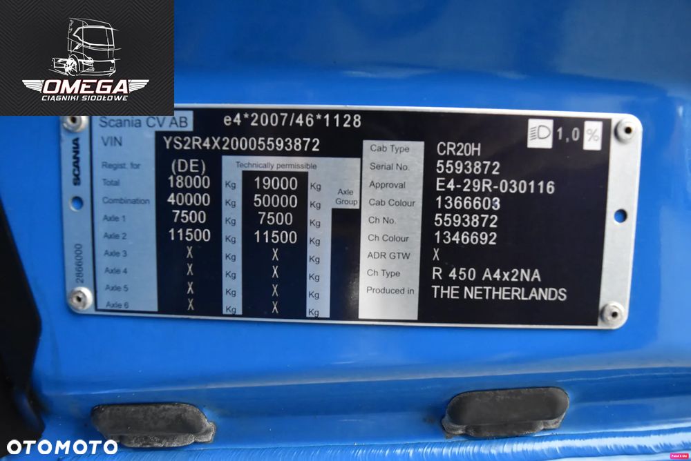 Scania R 450 //  KLIMA POSTOJOWA // Full LED // Spr Z Niemiec - 5