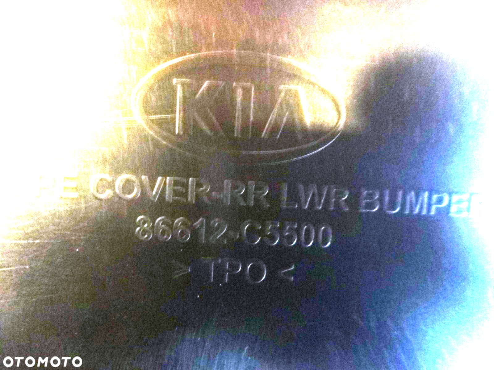 kia sorento spoiler zderzaka tył nowy oryginał 86612c5500 - 2