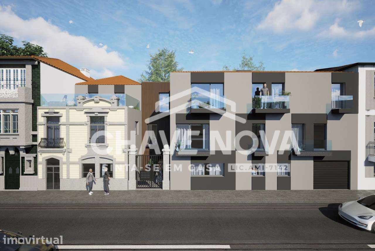 T2 Novo c/ Lugar de Garagem no Empreendimento Oporto Apartaments - Grande imagem: 3/25