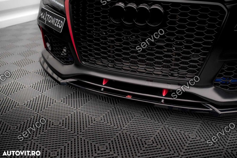 Prelungire bara fata Audi A7 RS7 Look C7 4G 2010-2017 v1 - Maxton Design - 3