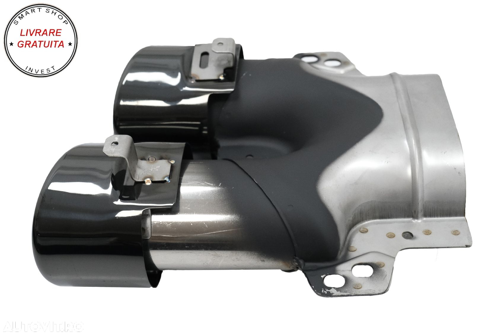 Difuzor Bara Spate Evacuare Dubla si Tobe Ornament Mercedes C-Class C205 A205 Coup- livrare gratuita - 13