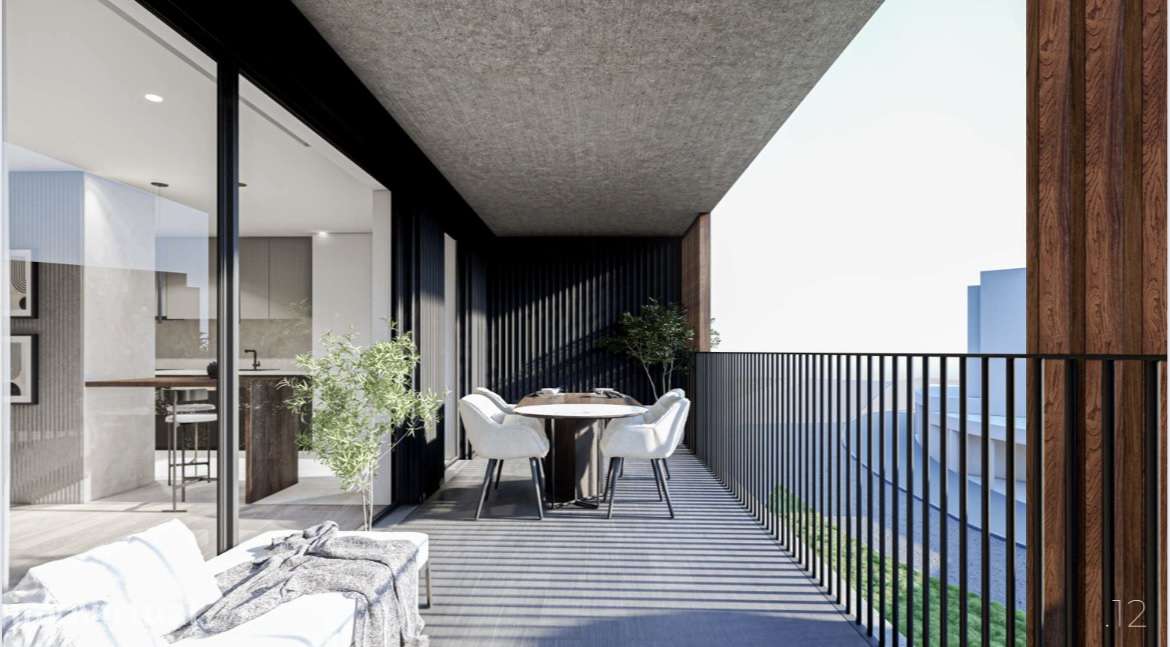 T1 Novo, Varanda 16m, Campo de Padel, Garagem e Arq diferenciada - Grande imagem: 5/10