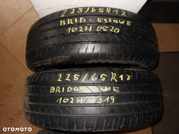 Opony 225/65r17 bridgestone alenza 001 7mm lato para