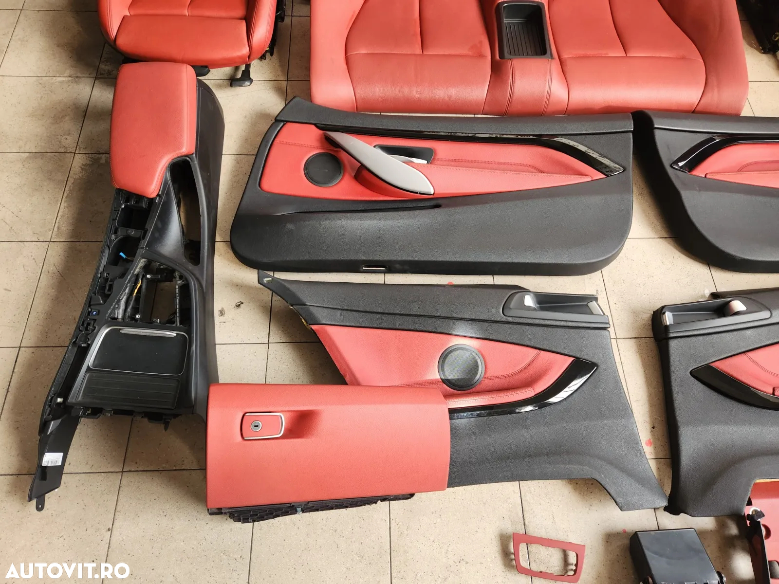 Interior Complet Scaune Tapiterie Bancheta Bmw Seria 4 Coupe Cabrio F32 F33 Volan Stanga Stare Foar - 10
