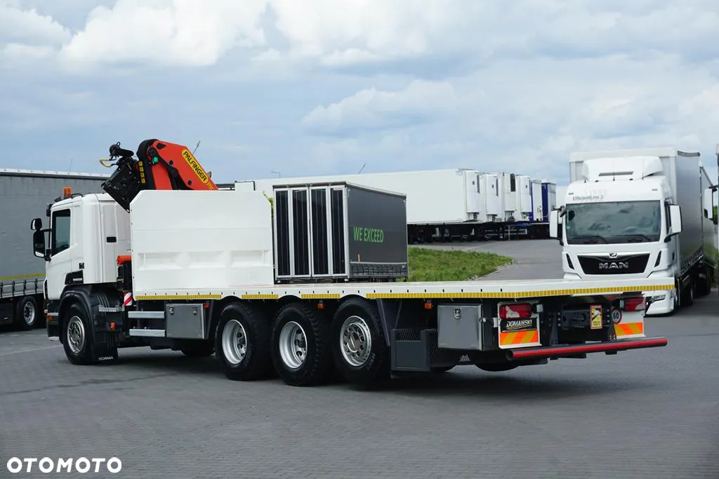 Scania / P 420  / 8 X 4 / TRIDEM / SKRZYNIOWY + HDS / PALFINGER PK 26002 /  WYS. 12 M / DŁ. 8 M - 7