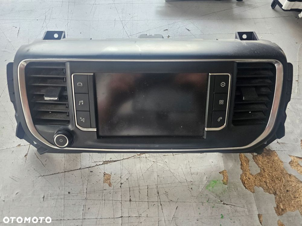 panel ekran radia nawigacji 9831665880 citroen jumpy iii - 1
