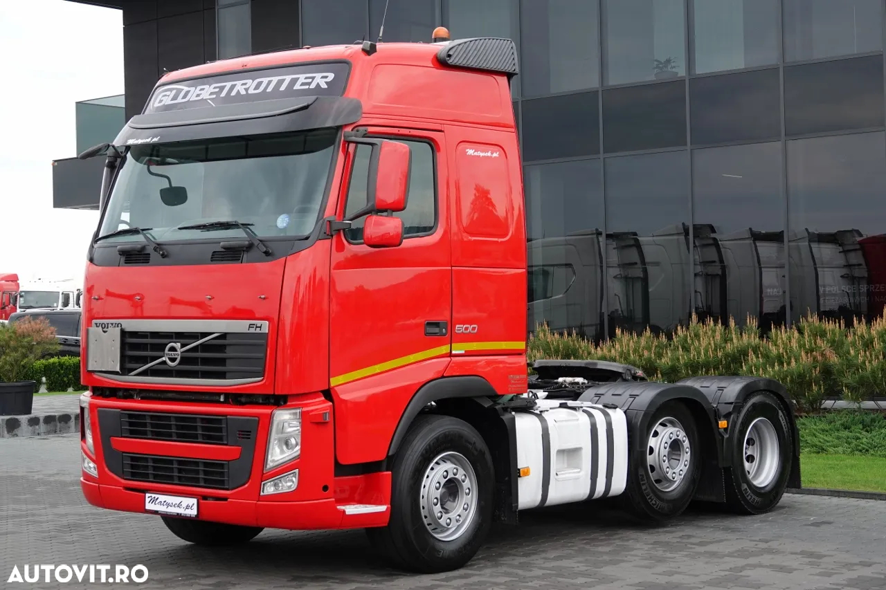 Volvo FH 500 / PUSHER / Tractor cu 3 axe / FULL ADR / RETARDER / AXIE DE RIDICARE ȘI DE DIRECȚIE / IMPORTAT - 2