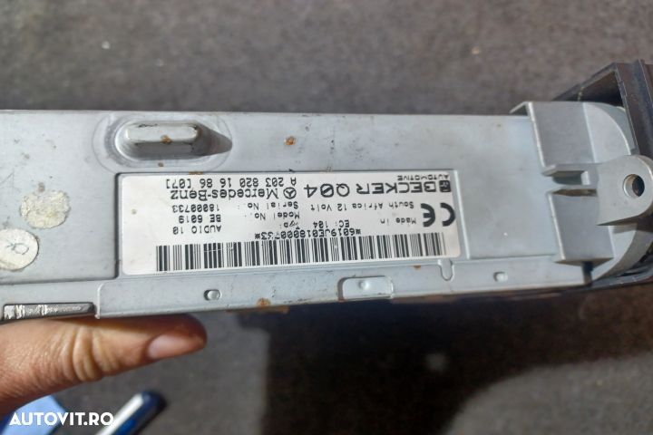 Radio cd A2038201686 Mercedes-Benz C-Class W203/S203/CL203 [2000 - 20 - 4