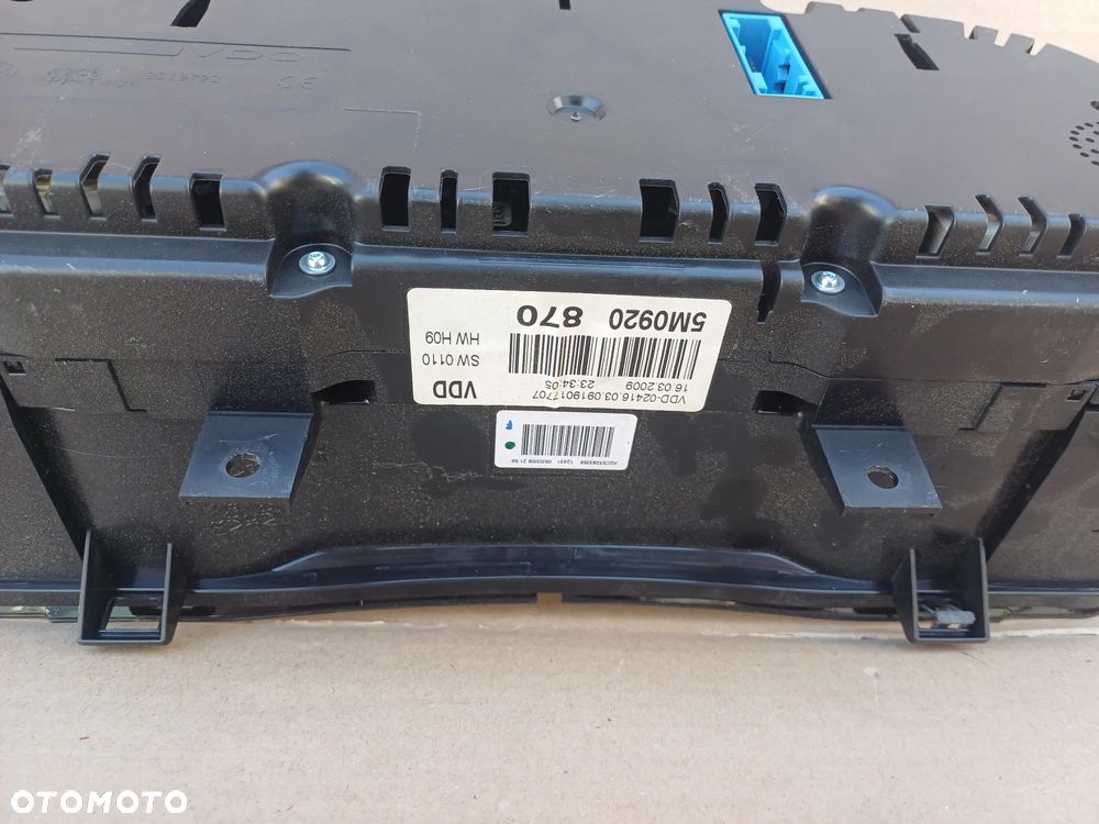 Golf VI Plus 1.4 tsi licznik 5M0920870 Golf Plus lift Europa - 8