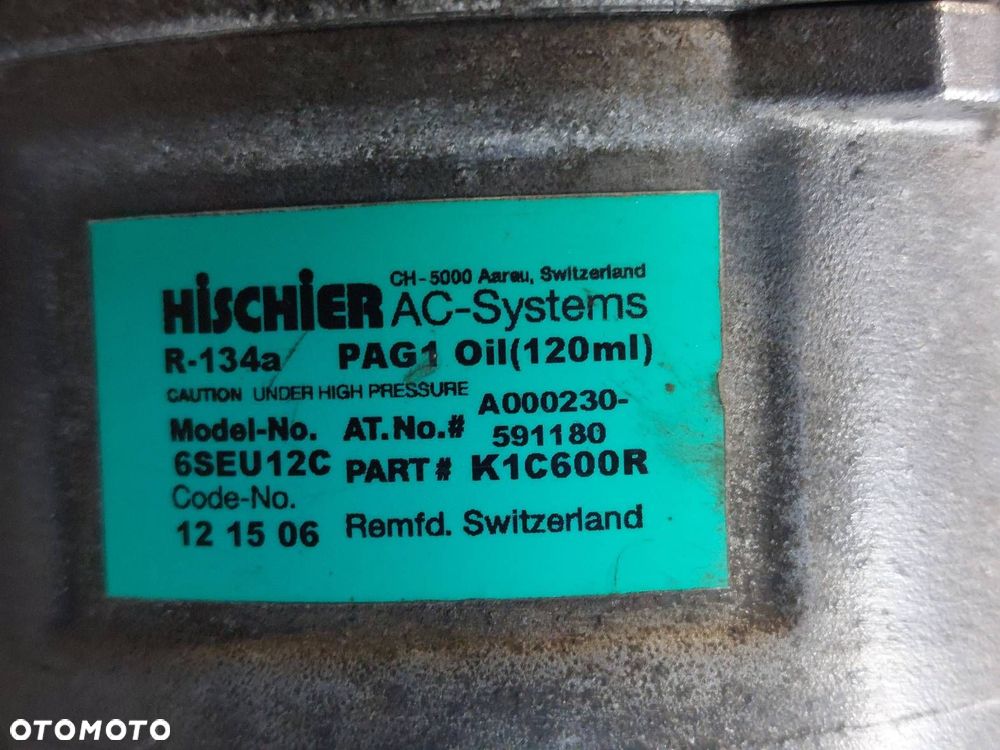 SPRĘŻARKA KOMPRESOR KLIMATYZACJI MERCEDES-BENZ W168 A140 1.4 8V A KLASA - 2