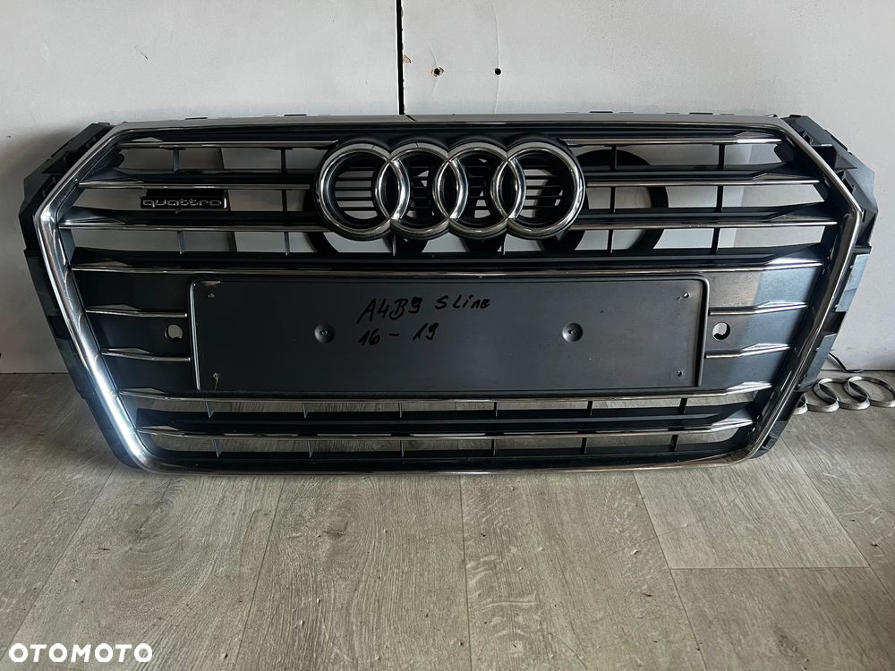 ATRAPA GRILL AUDI A4 B9 16-19 S-LINE ŁADNY 8W0853651AB ORYGINAŁ - 1