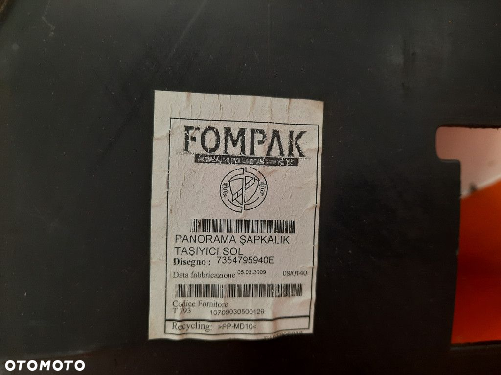 CITROEN NEMO 1.4 HDI 08-15 OSŁONA  BOCZEK LEWY SŁUPKA BAGAŻNIKA 7354795940E - 7