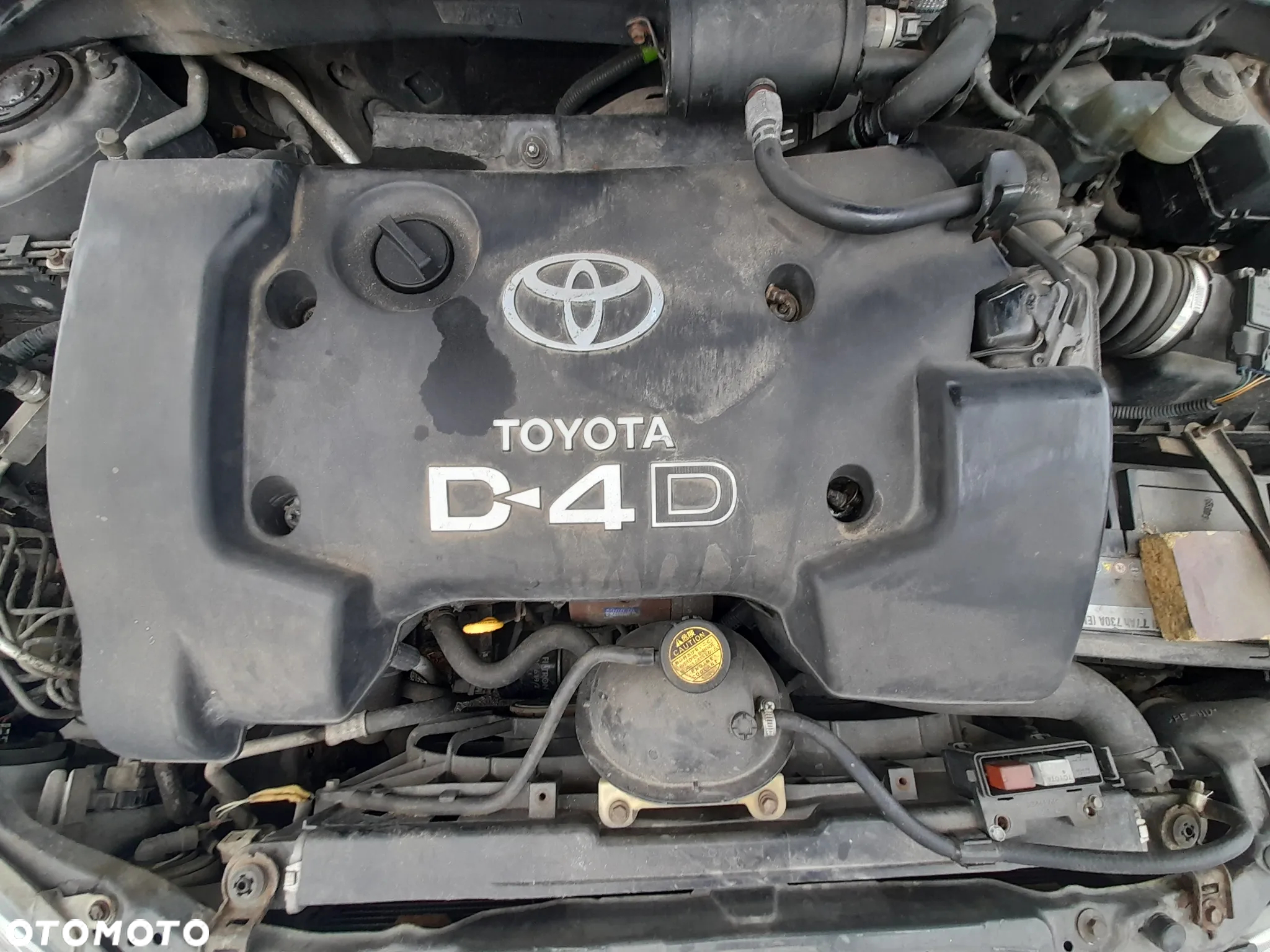 SILNIK 2.0 D-4D 90KM 66kW SŁUPEK 1CD-FTV TOYOTA COROLLA E12 - 4