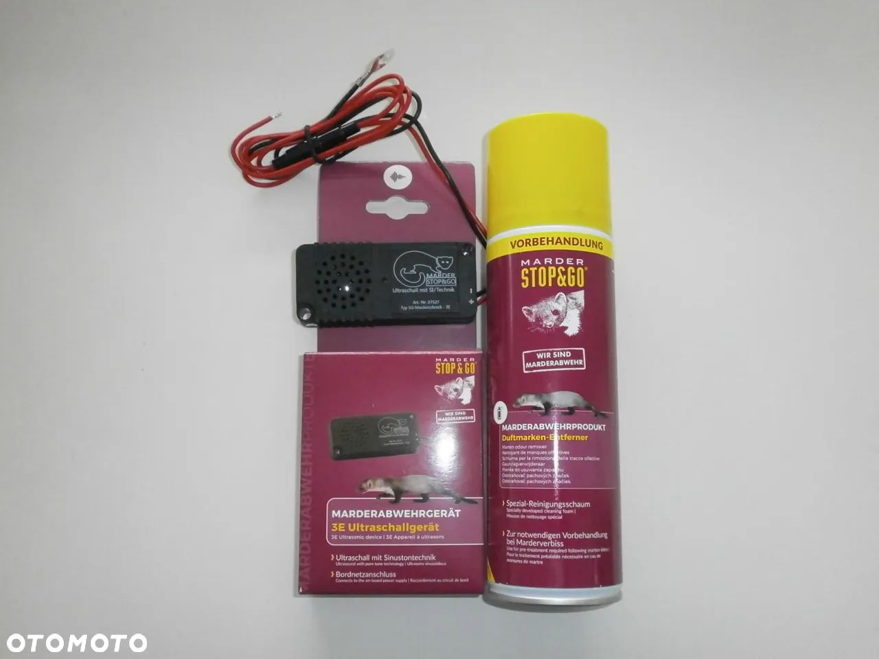 ODSTRASZACZ KUN ULTRADŹWIĘKOWY MODEL 3E + PIANKA DO USUWANIA ZAPACHU - 1