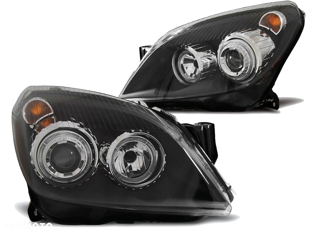 LAMPY REFLEKTORY DO OPEL ASTRA H OD 2004 DO  2008 Roku SILNICZMI RINGI - 3